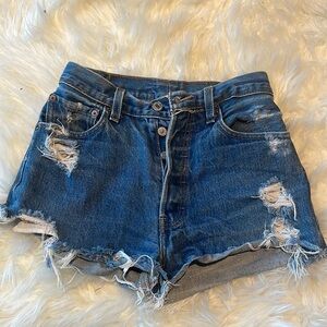 High waisted Levi’s 501 Shorts